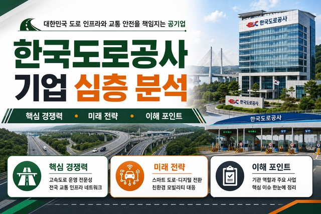 한국도로공사 자소서 및 면접 대비를 위한 기업 분석(최신 26년)
