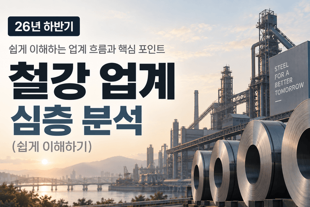 철강업계 특성 및 이슈 분석(최신 26년 하반기)