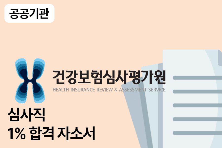 심평원 심사직 합격 자소서