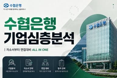 SH수협은행 기업 심층 분석(최신 26년, SH수협은행 면접 및 자소서 대비)
