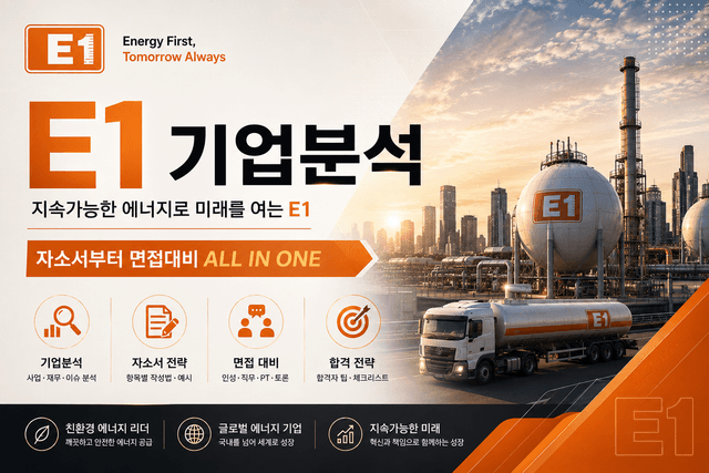 E1 기업심층분석(26년 최신)