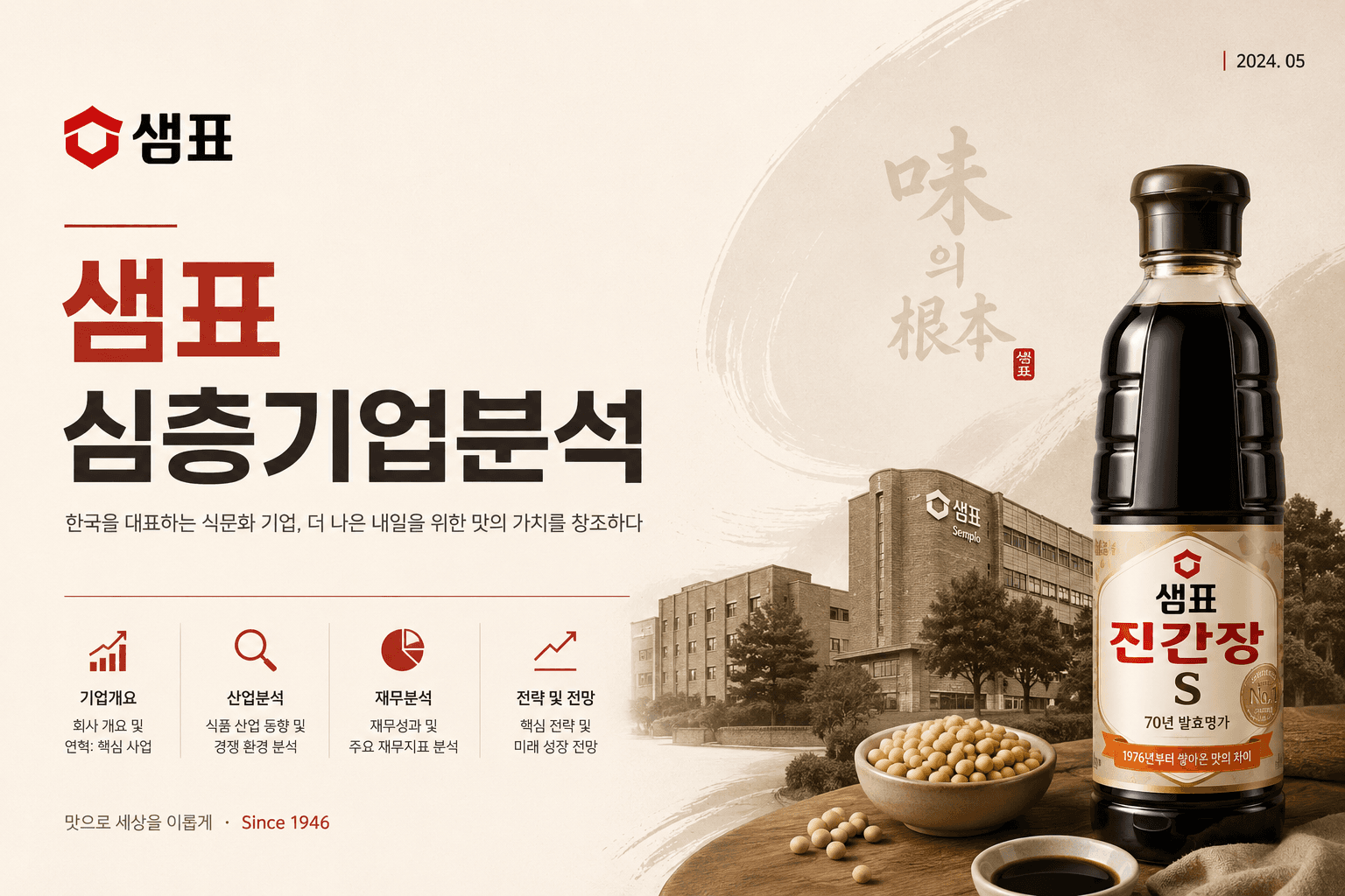 샘표 심층 기업분석(26년 최신)