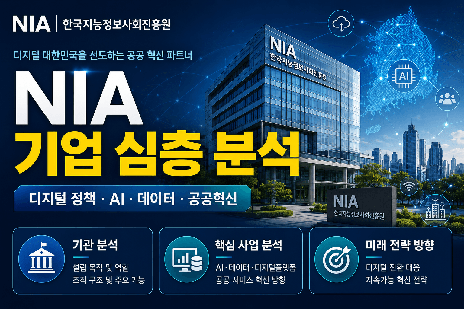 NIA 자소서 및 면접 대비를 위한 기업심층 분석(최신 26년 업데이트 예정)