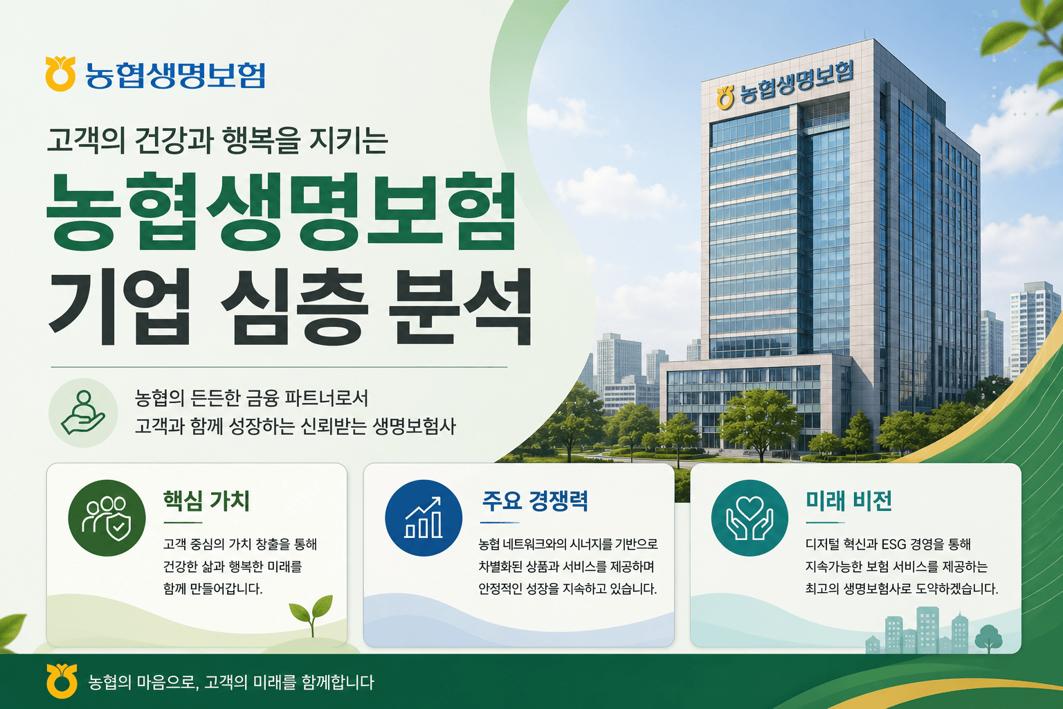 NH농협생명보험 자소서 및 면접 대비를 위한 기업 분석
