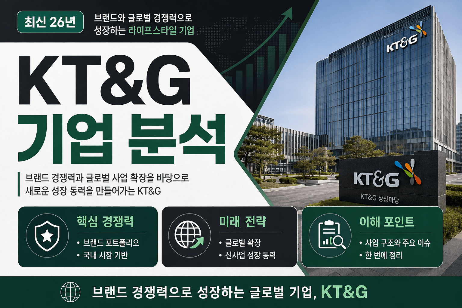 (업데이트 예정) KT&G 기업 심층 분석(최신 26년)