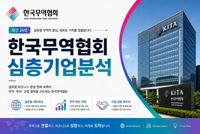 한국무역협회 자소서 및 면접 대비를 위한 기업 분석(최신 26년)