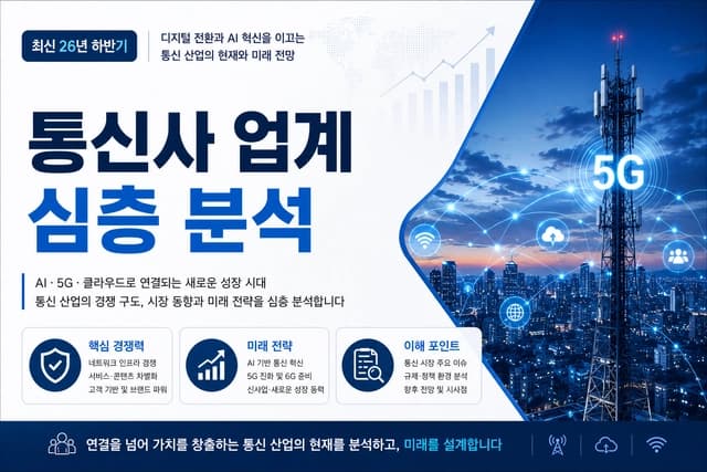 통신 업계 특성과 이슈 분석 (최신 26년)
