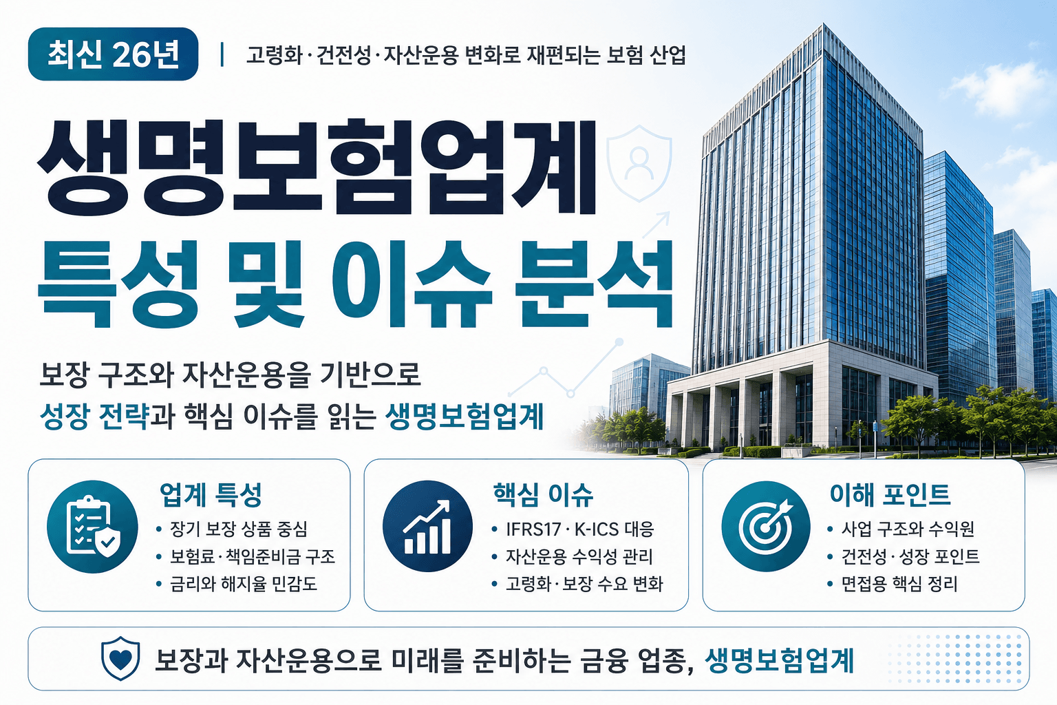 생명보험업계 특성, 이슈 분석 (최신 26년)