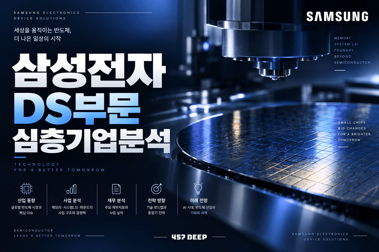 (업데이트 예정) 삼성전자 DS부문 자소서 및 면접대비를 위한 심층 기업분석 (26년 최신)