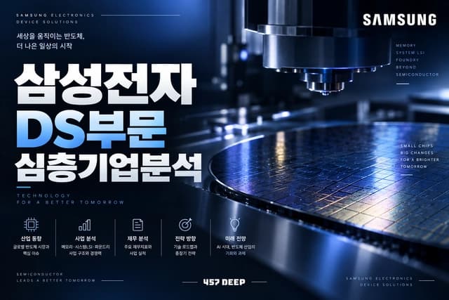 삼성전자(DS기술부문) 자소서 및 면접 대비를 위한 기업 분석(최신 26년)