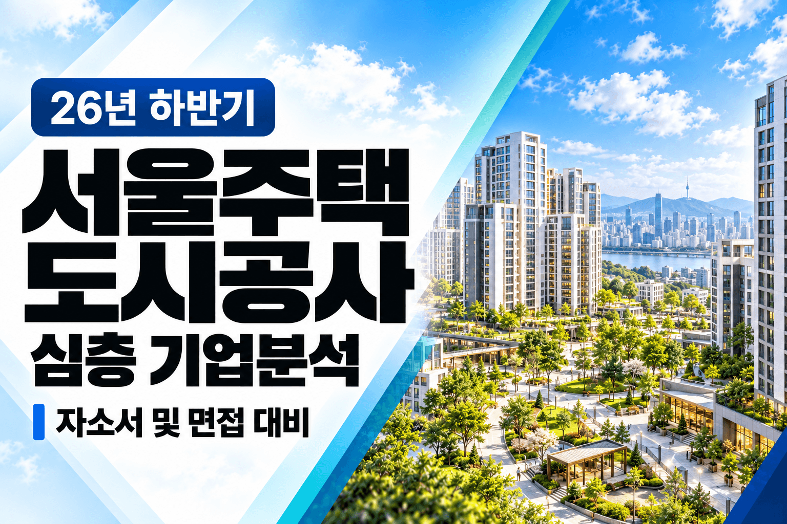 (업데이트 예정) 서울주택도시공사(SH) 자소서 및 면접대비를 위한 심층 기업분석 (26년 최신)